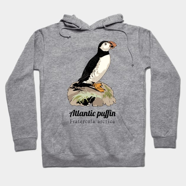 Atlantic puffin Hoodie by Frajtgorski